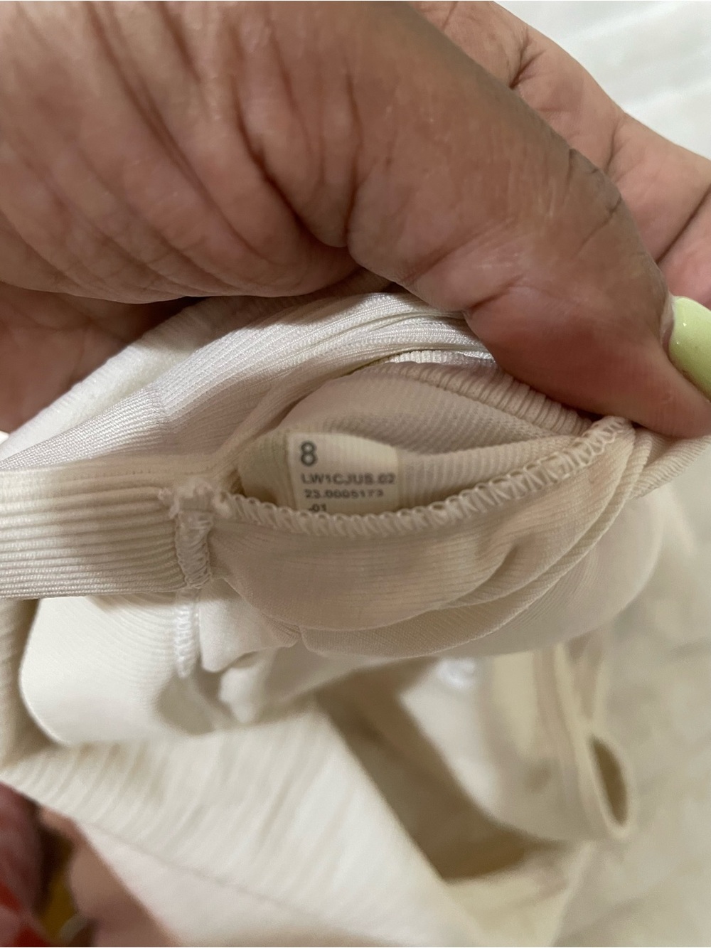 lululemon athletica Ribbed White Racerback Tank - Picture 9 of 9